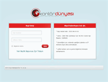 Tablet Screenshot of kontordunyasi.com